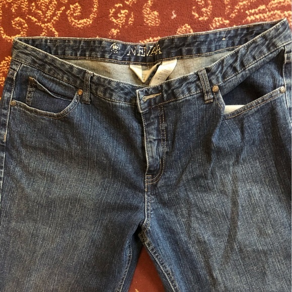 Blue Straight Jeans Classic Denim nevada jeans ,low rise - Picture 4 of 11